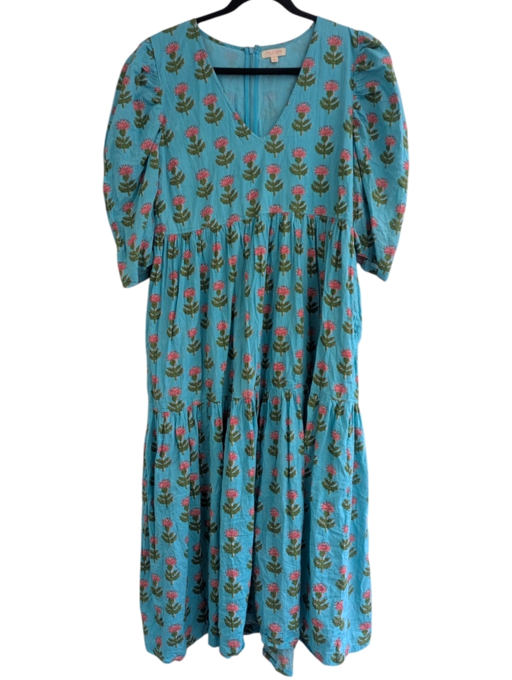 Pink Chicken Maribelle Dress Cornflower Blue. M